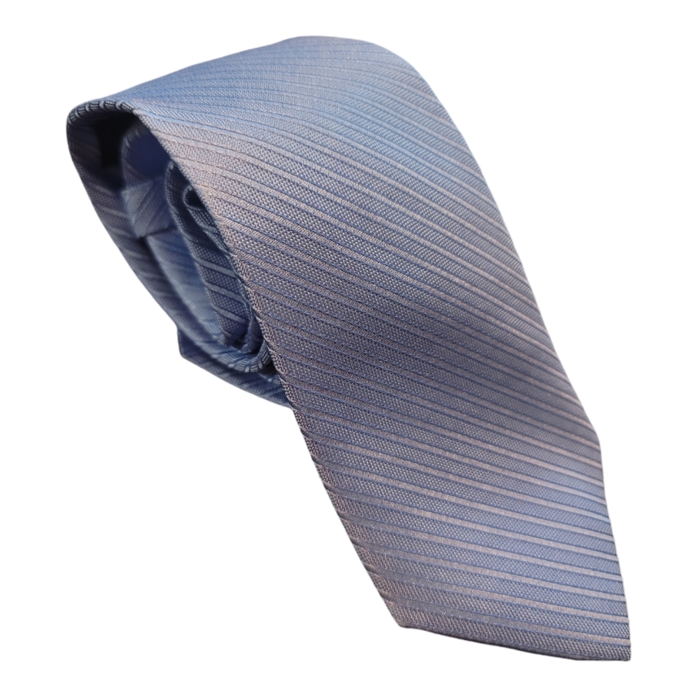The Men's Store at Bloomingdale's Baby Blue Faint Striped Tie Exclusive 3.4"